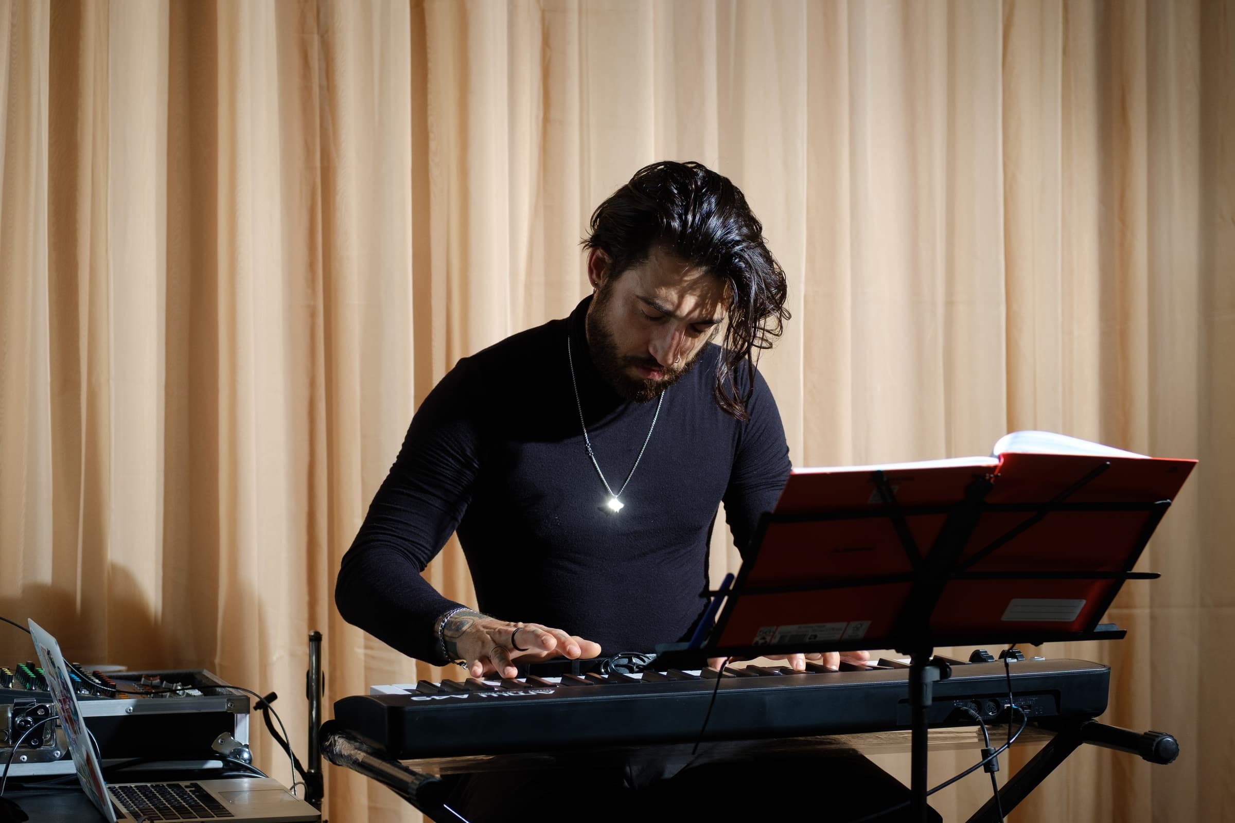 A moment from the live music performance